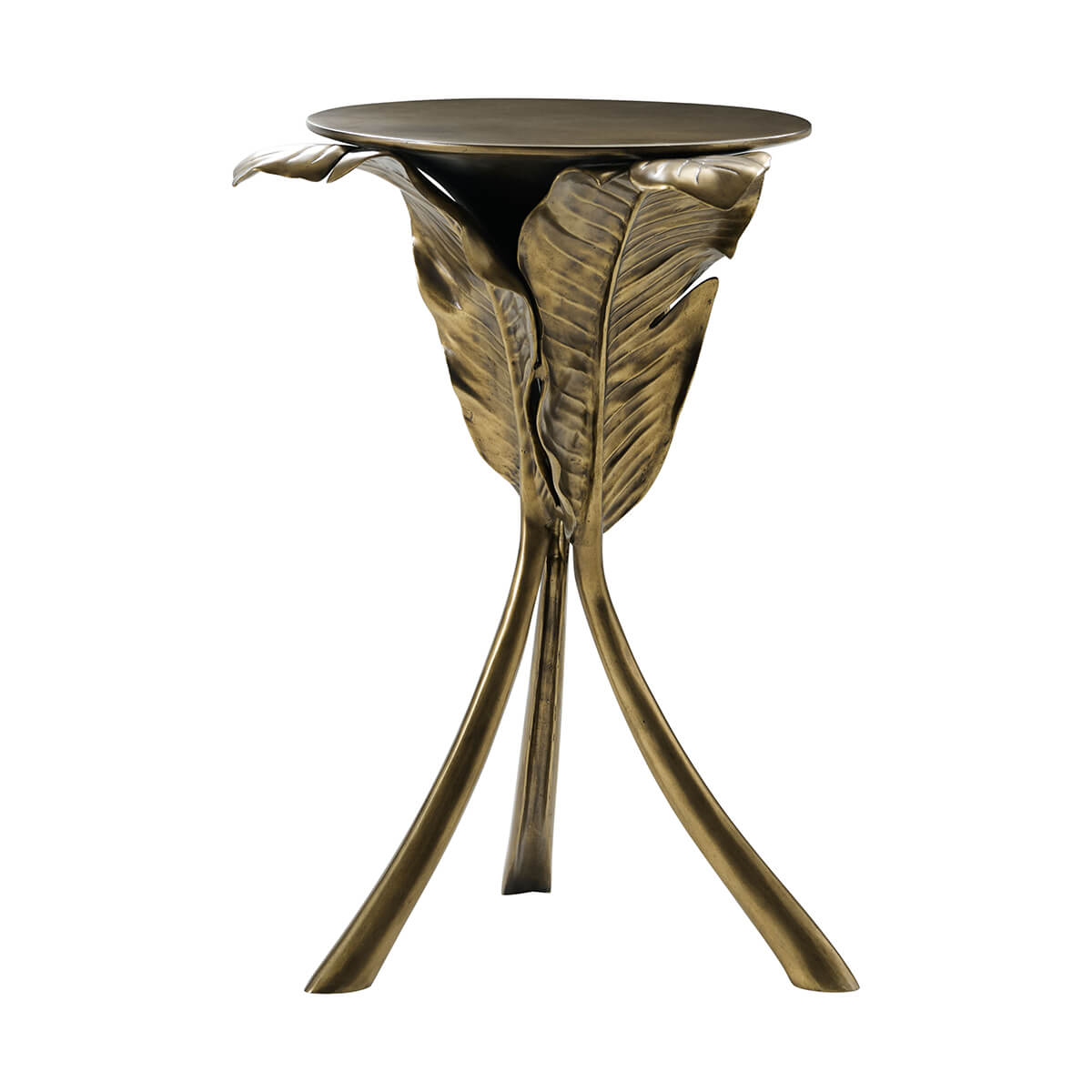 Gold Palmetto Accent Table - English Georgian America