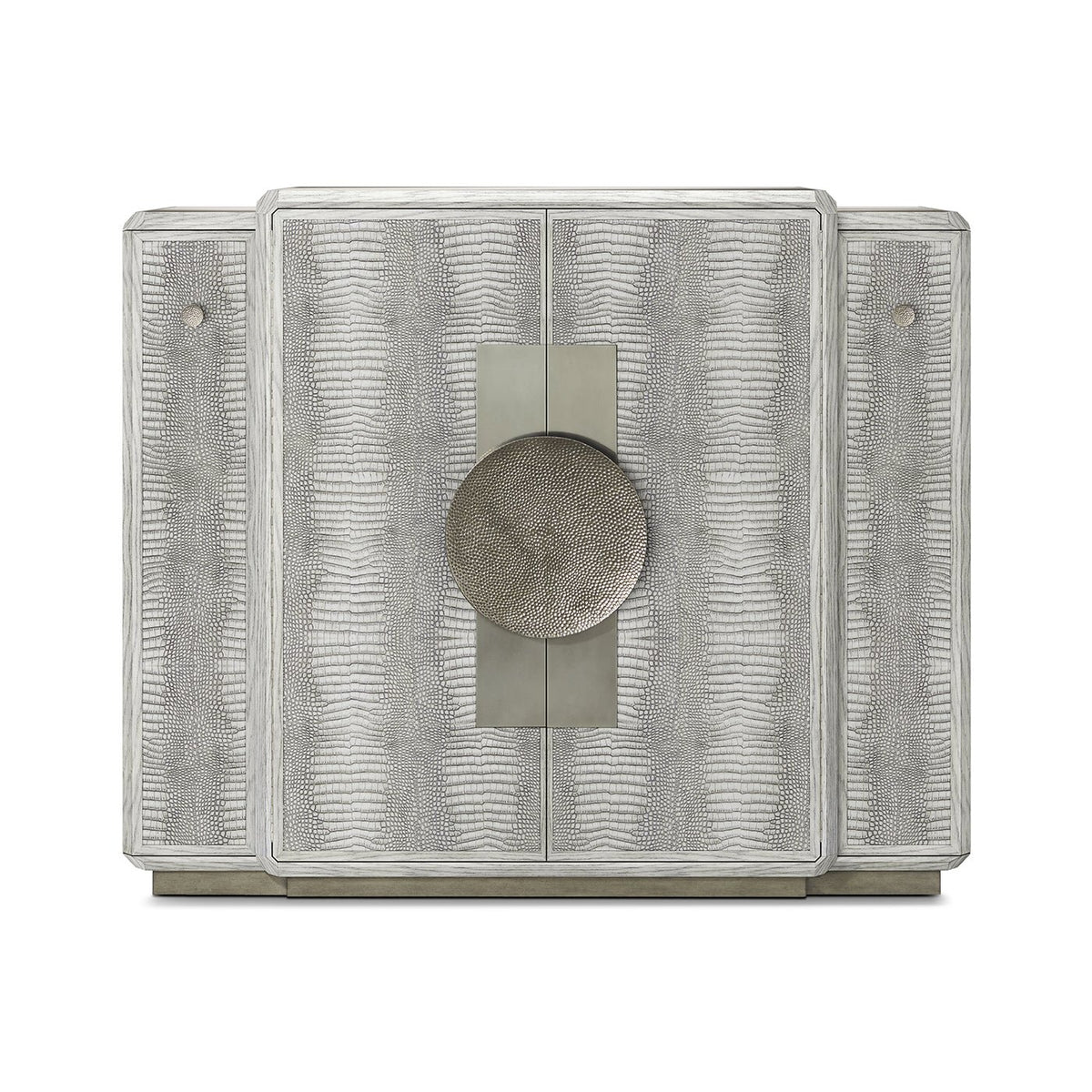 Gray Art Deco Bar Cabinet - English Georgian America