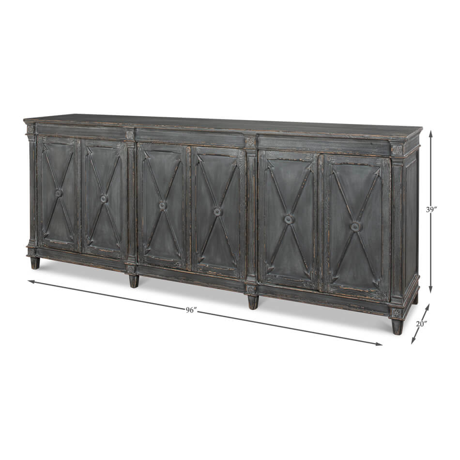 Gray French Directoire Buffet - English Georgian America