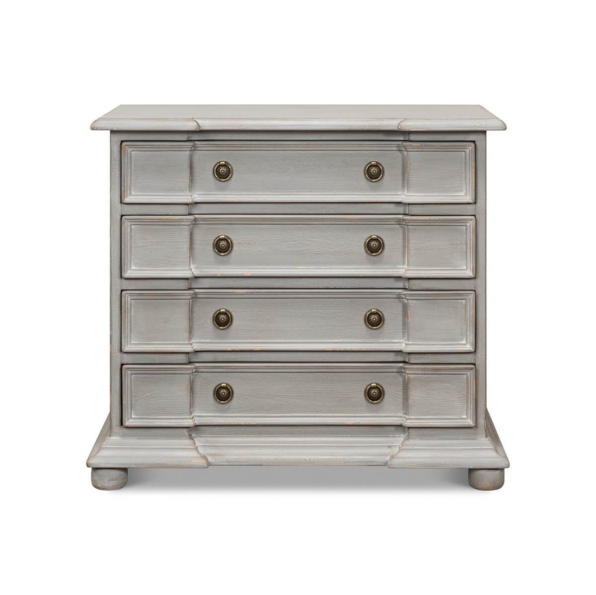 Gray Painted European Commode - English Georgian America