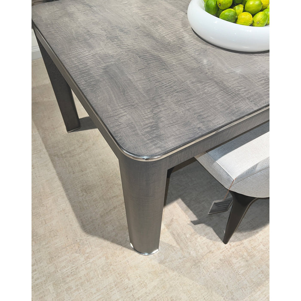 Grey Art Deco Extending Dining Table - English Georgian America