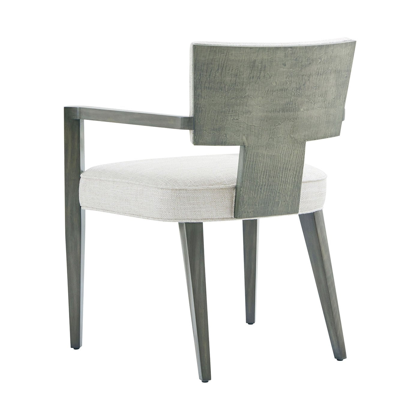 Grey Art Deco Style Dining Armchair - English Georgian America