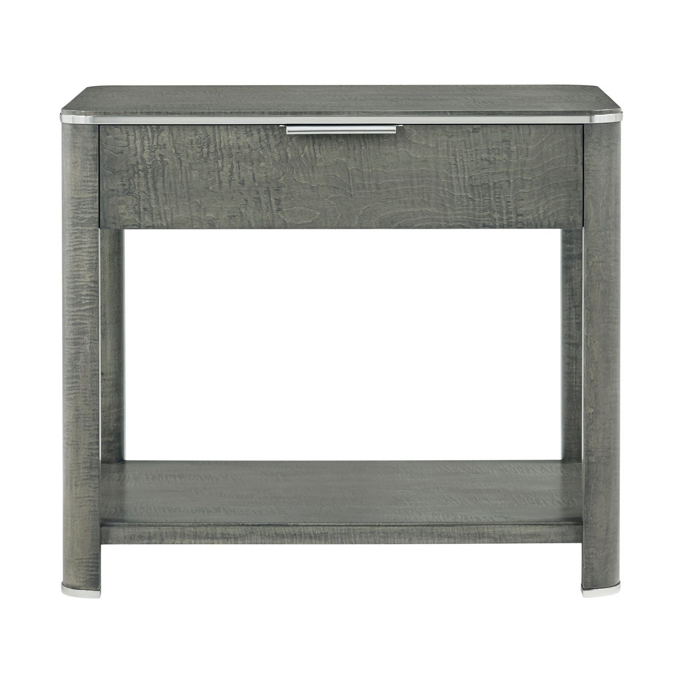 Grey Art Deco Style Nightstand - English Georgian America