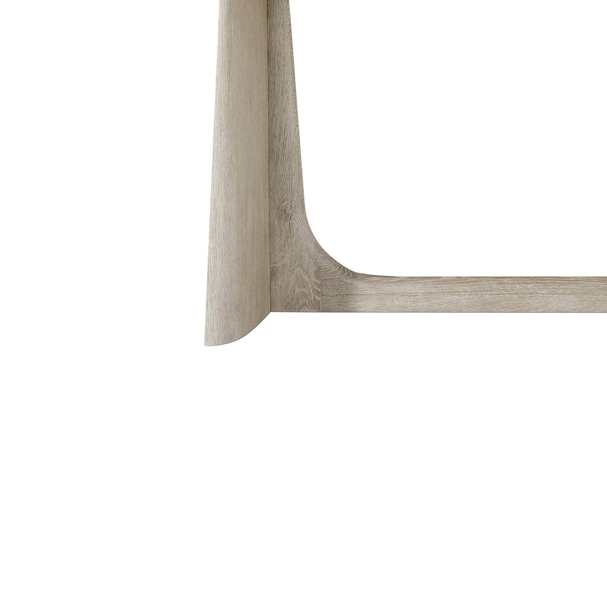 Grey Oak Modern Quartz Top Dining Table - English Georgian America