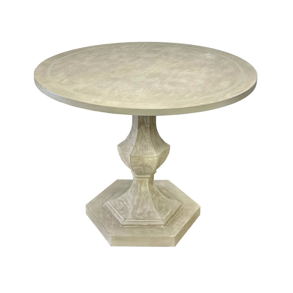 Grey Painted Neo Classic Center Table - English Georgian America