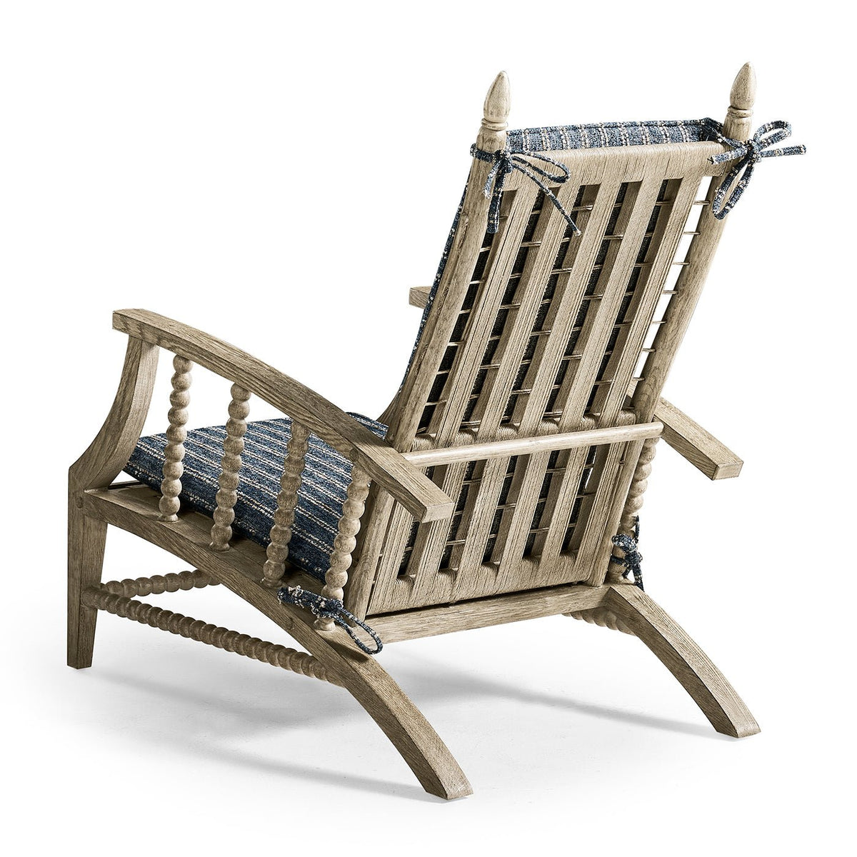 Greyed Oak Country Lounge Chair - English Georgian America