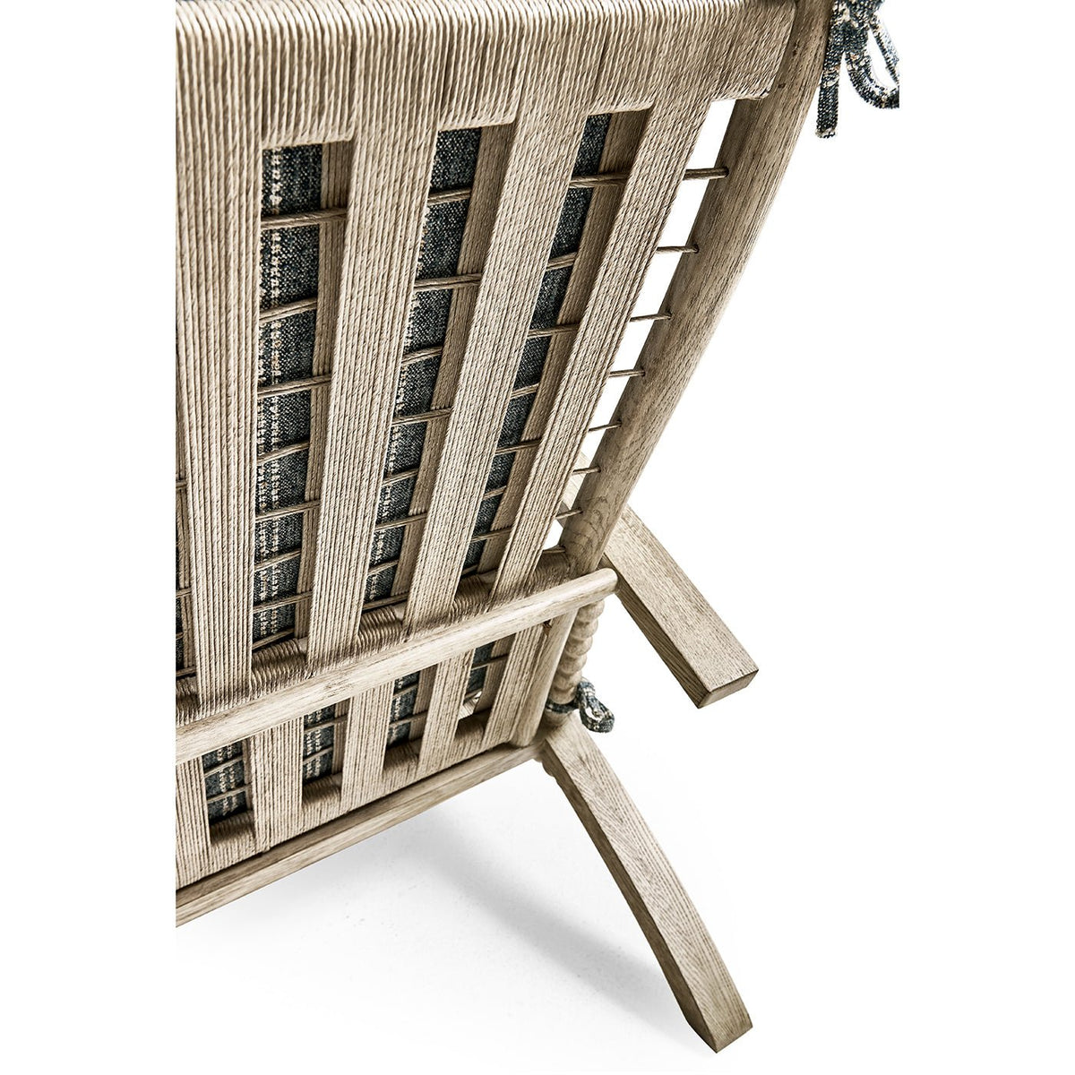 Greyed Oak Country Lounge Chair - English Georgian America