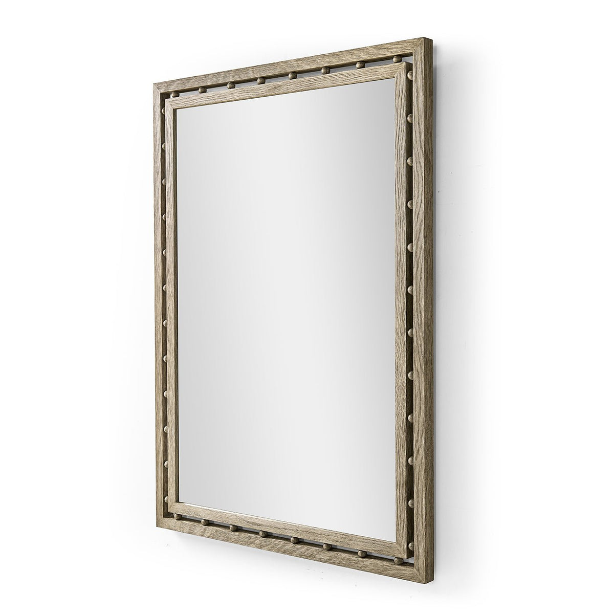 Greyed Oak Mirror - English Georgian America