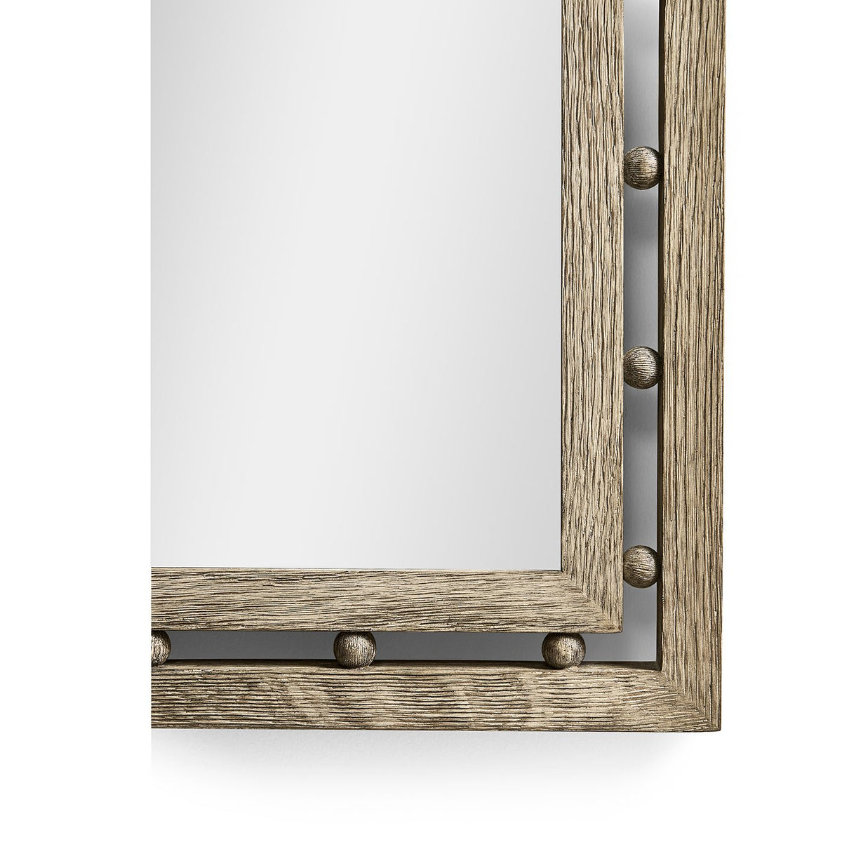 Greyed Oak Mirror - English Georgian America
