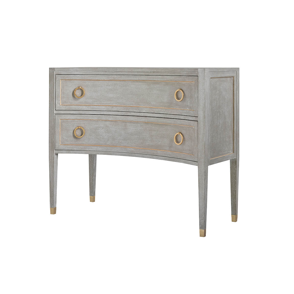 Gustavian Grey Painted Dresser - English Georgian America