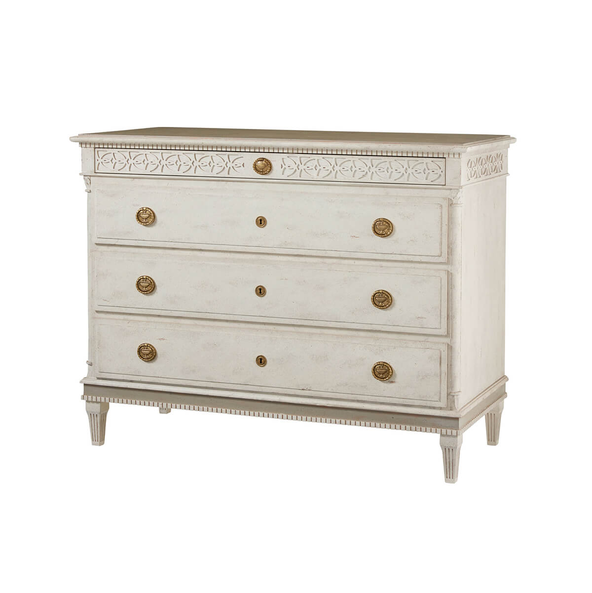 Gustavian Style Swedish Dresser - English Georgian America