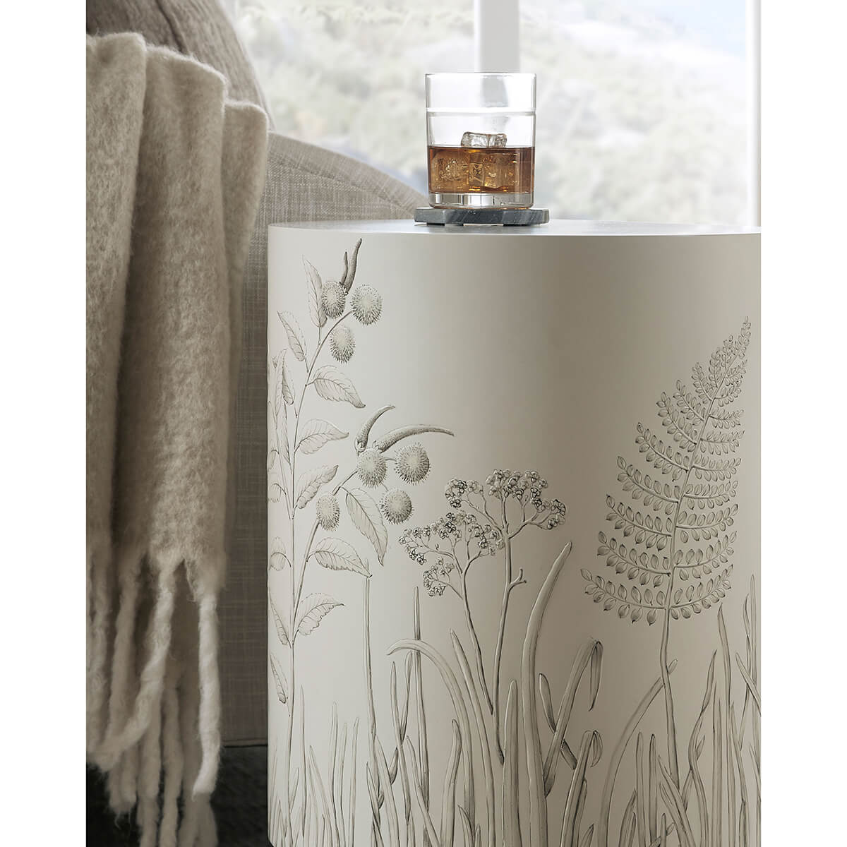 Hand Painted Drinks Table - English Georgian America