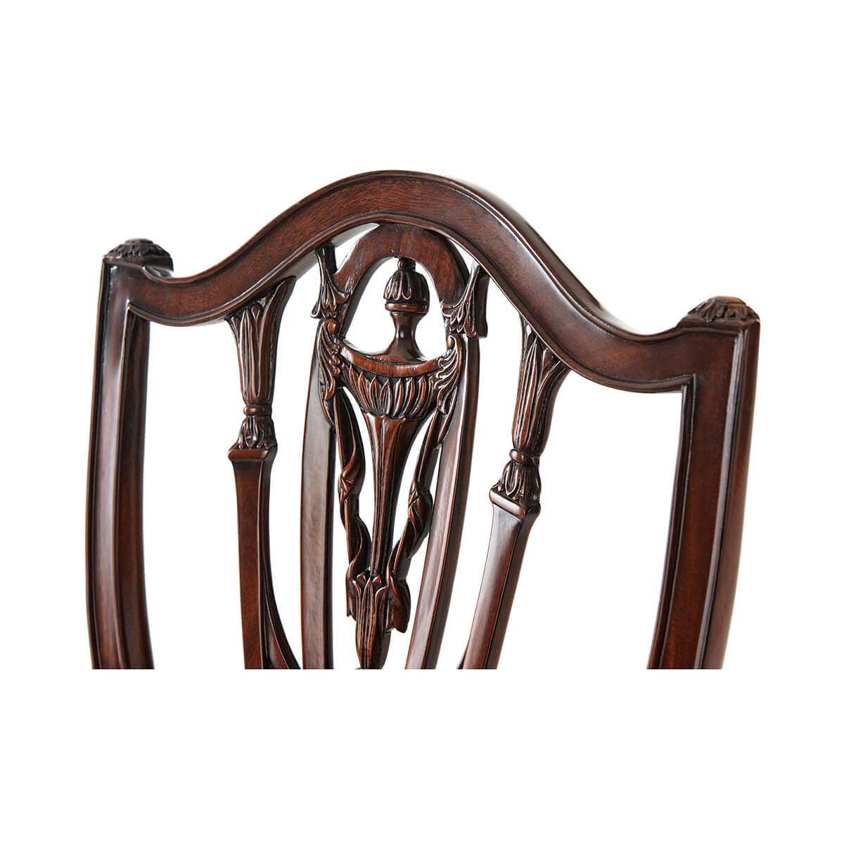 Hepplewhite Shield Back Dining Armchair - English Georgian America