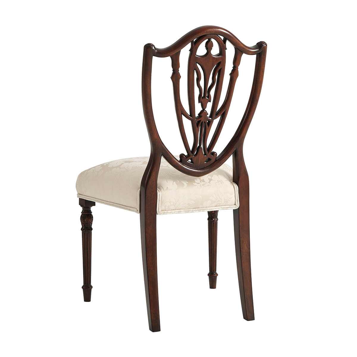 Hepplewhite Shield Back Dining Chair - English Georgian America