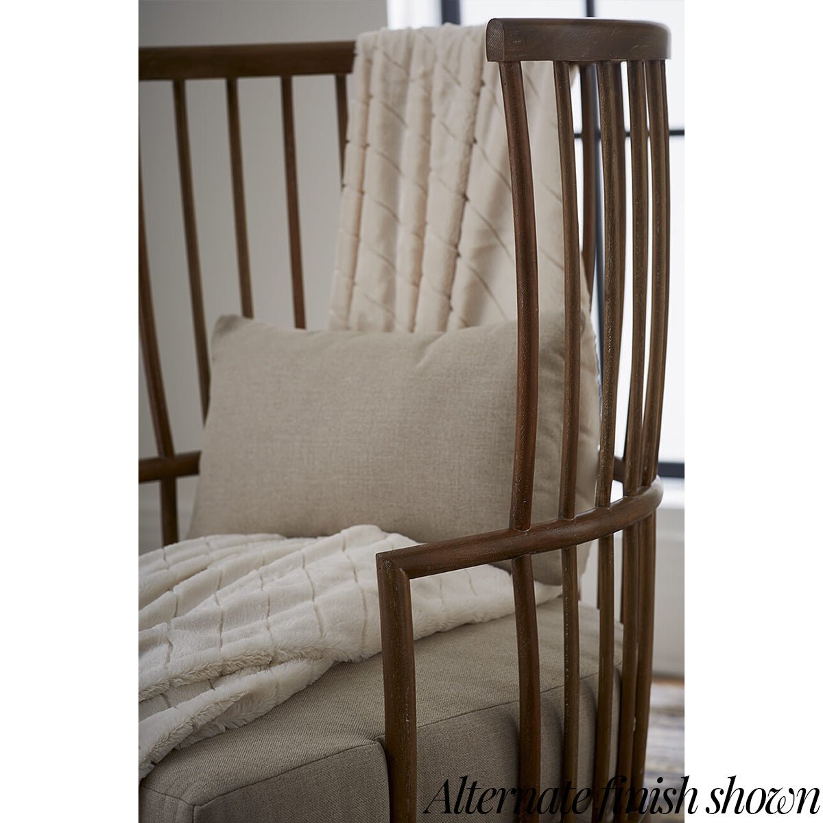 High Back Spindle Armchair - English Georgian America