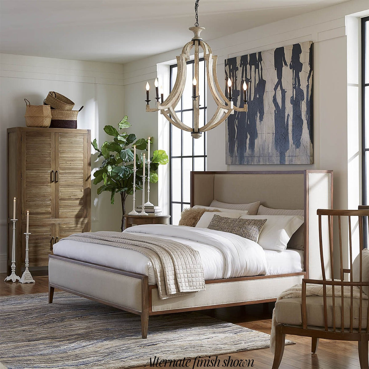 High Back Spindle Armchair - English Georgian America