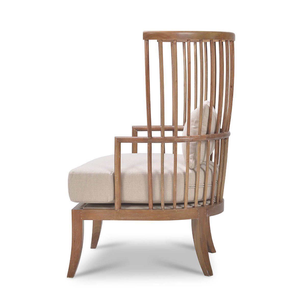 High Back Spindle Armchair - Custom - English Georgian America