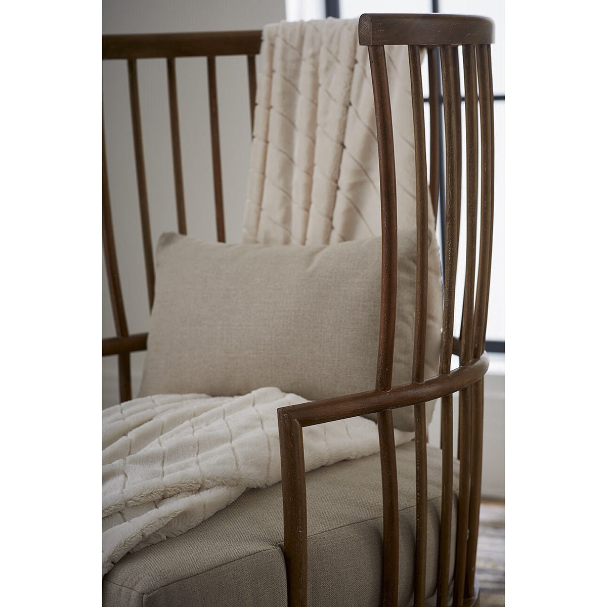 High Back Spindle Armchair - Custom - English Georgian America