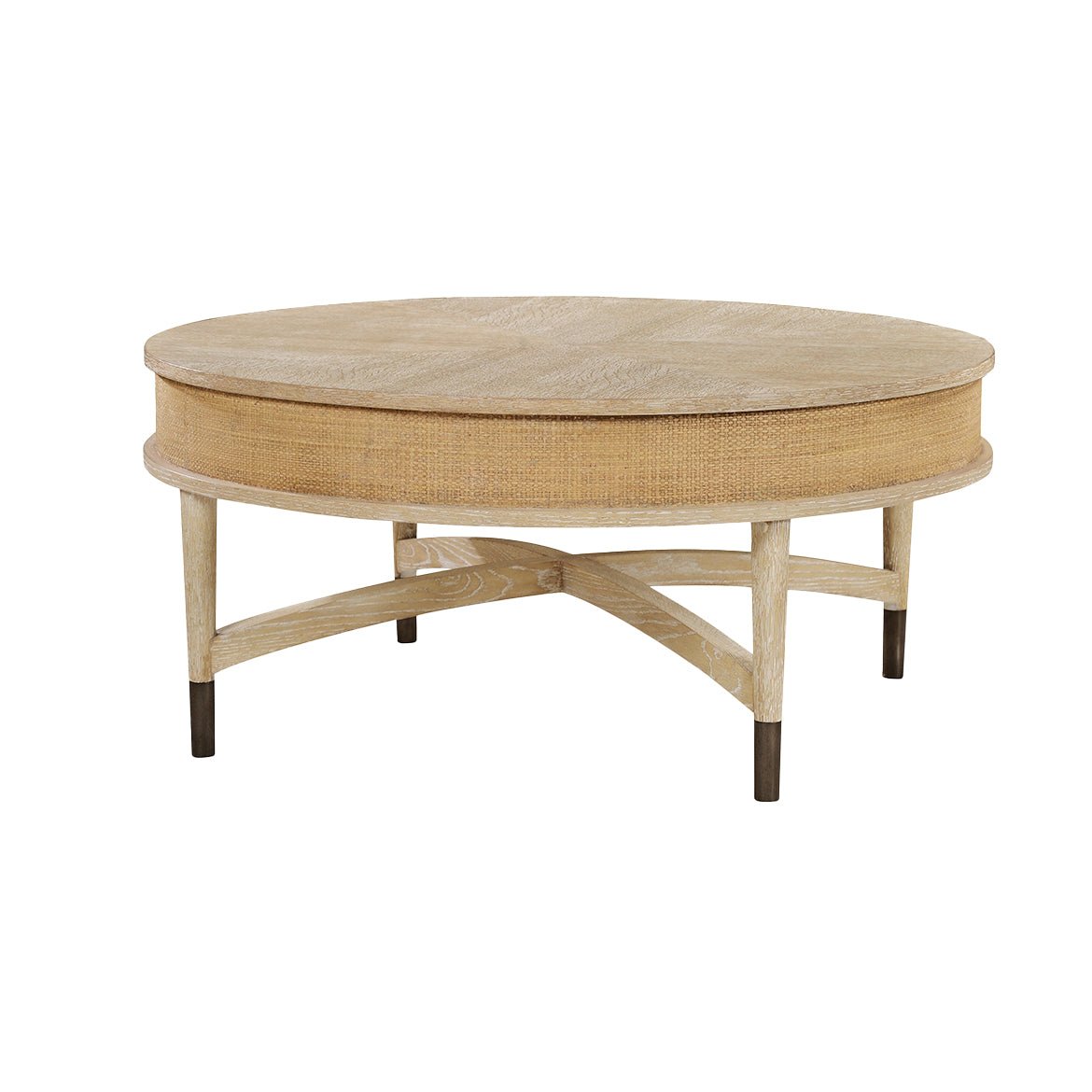 Himalaya Round Coffee Table - English Georgian America