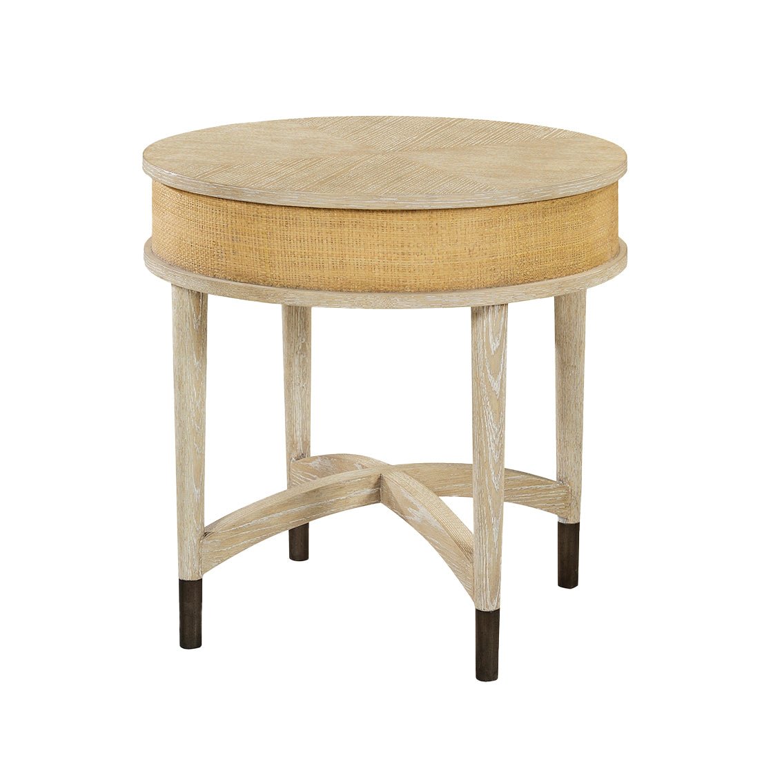 Himalaya Round Side Table - English Georgian America