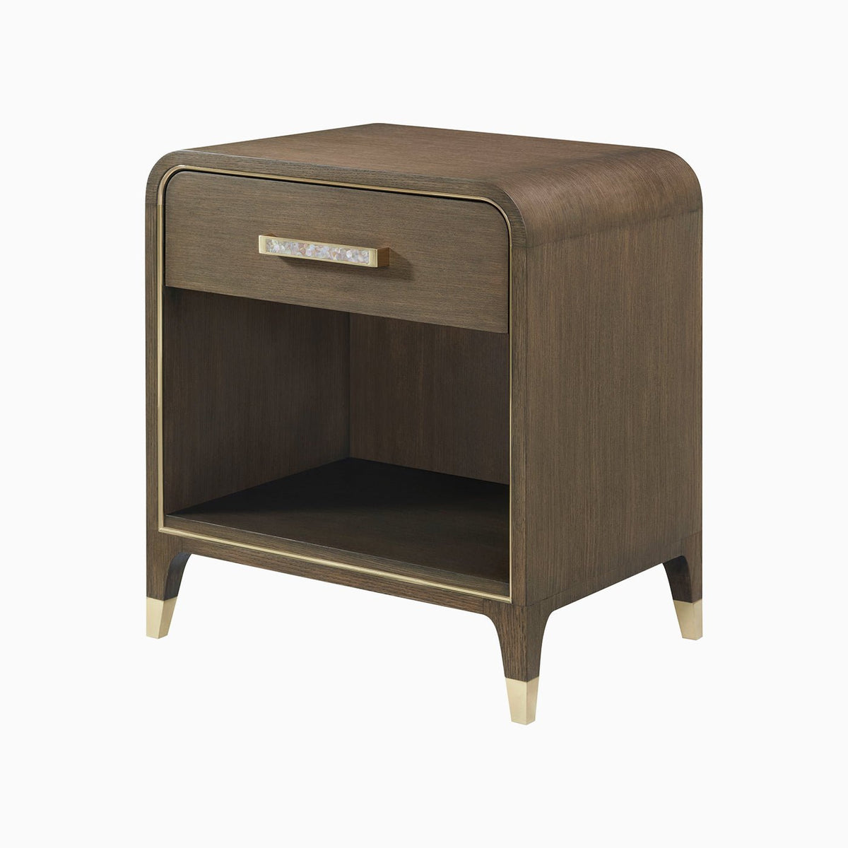 Hollywood Regency Bedside Table - English Georgian America