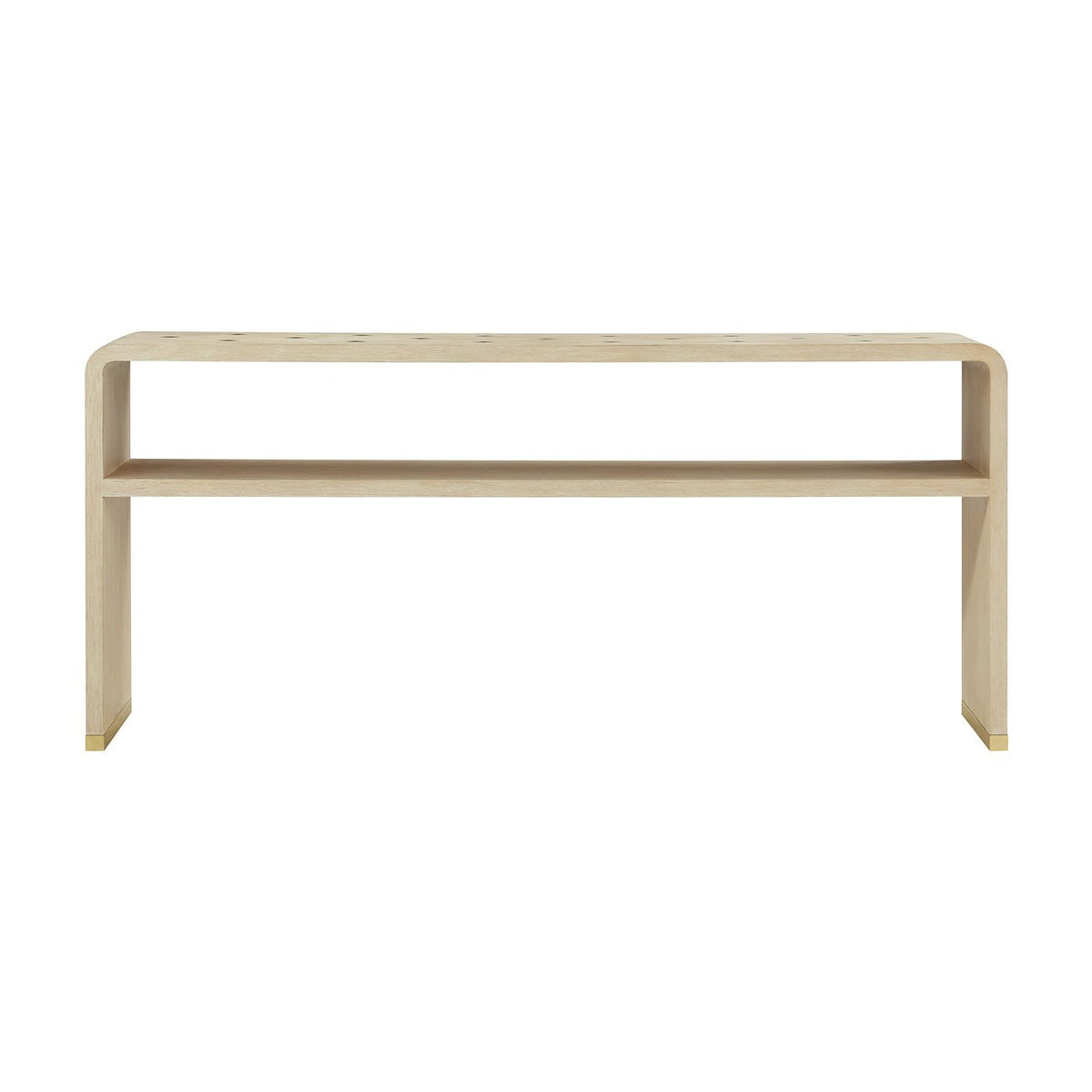 Hollywood Regency Console Table – Light Finish - English Georgian America