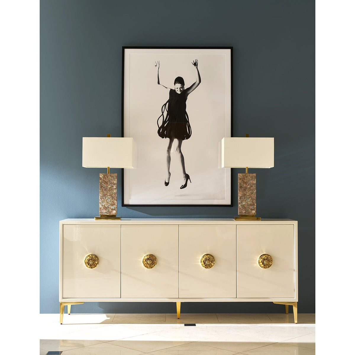 Hollywood Regency Credenza - English Georgian America