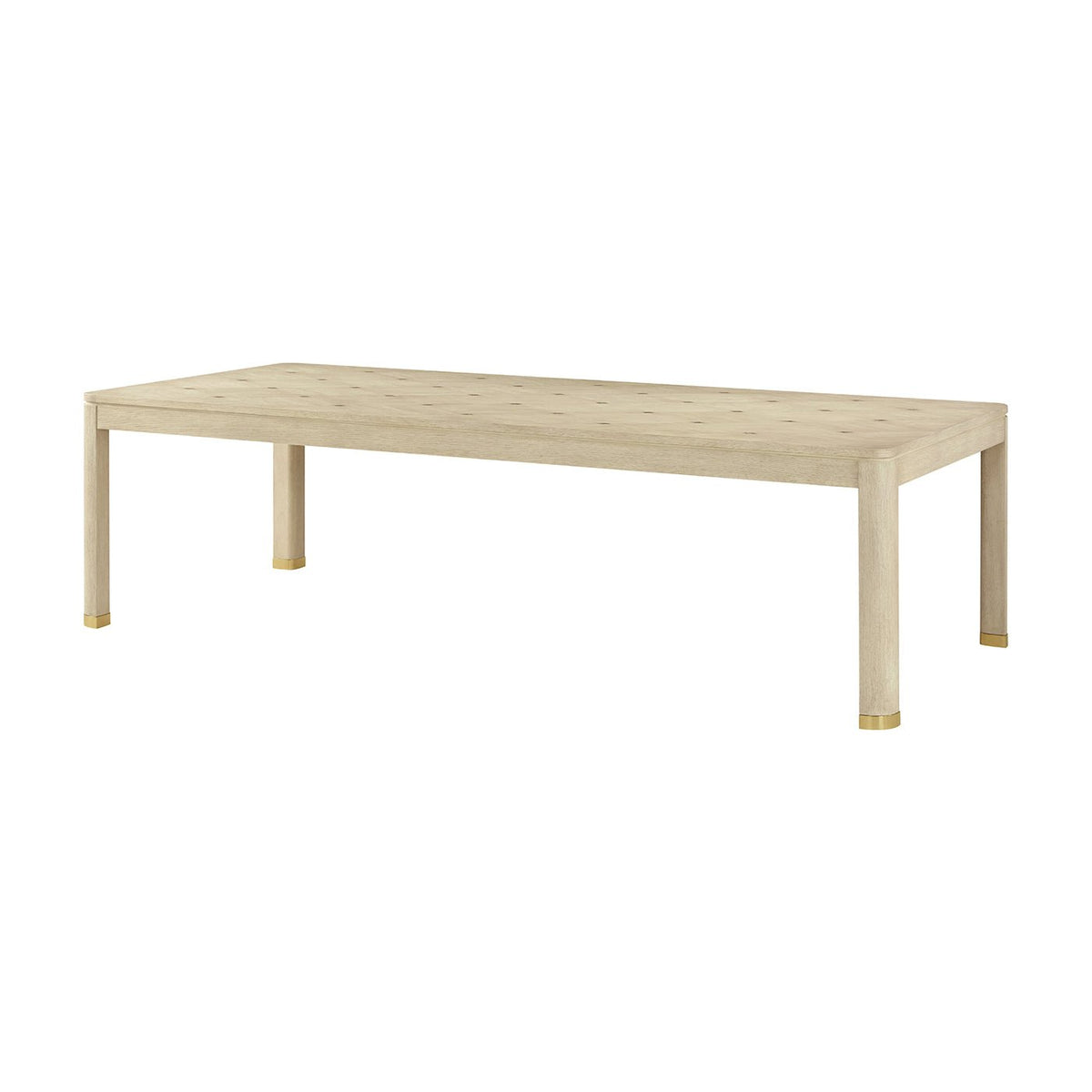 Hollywood Regency Dining Table - Light Finish - English Georgian America