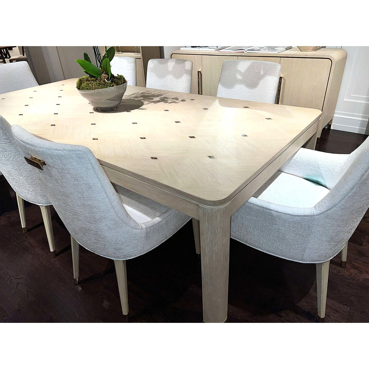 Hollywood Regency Dining Table - Light Finish - English Georgian America