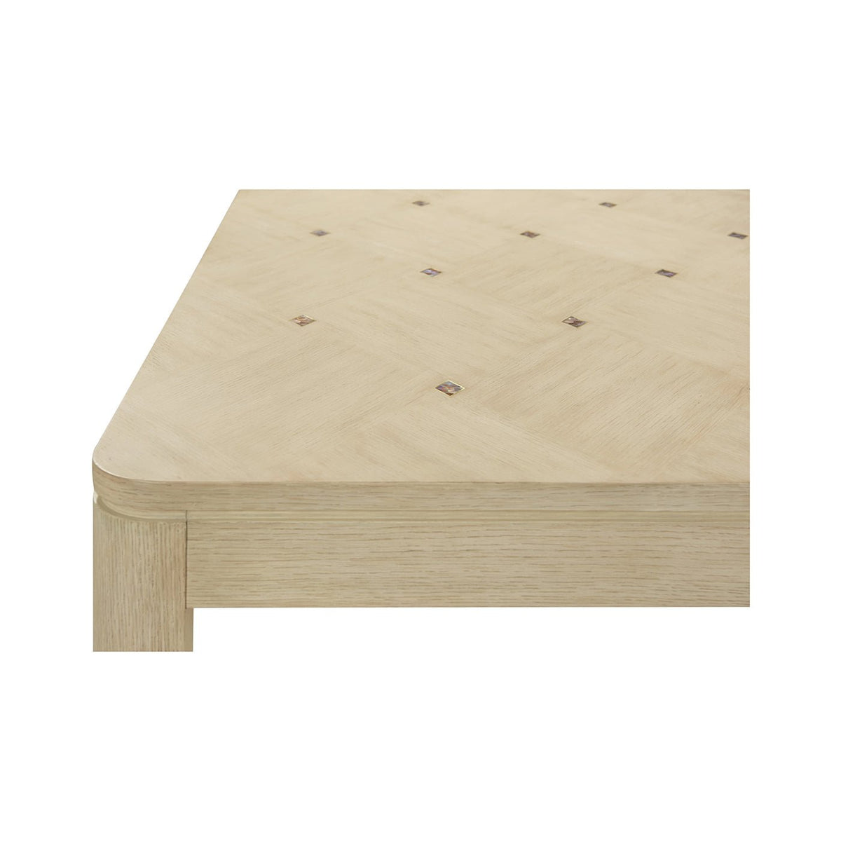 Hollywood Regency Dining Table - Light Finish - English Georgian America