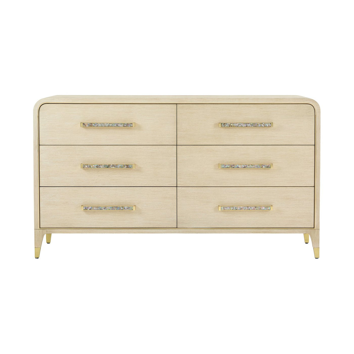 Hollywood Regency Dresser - Light Wood - English Georgian America