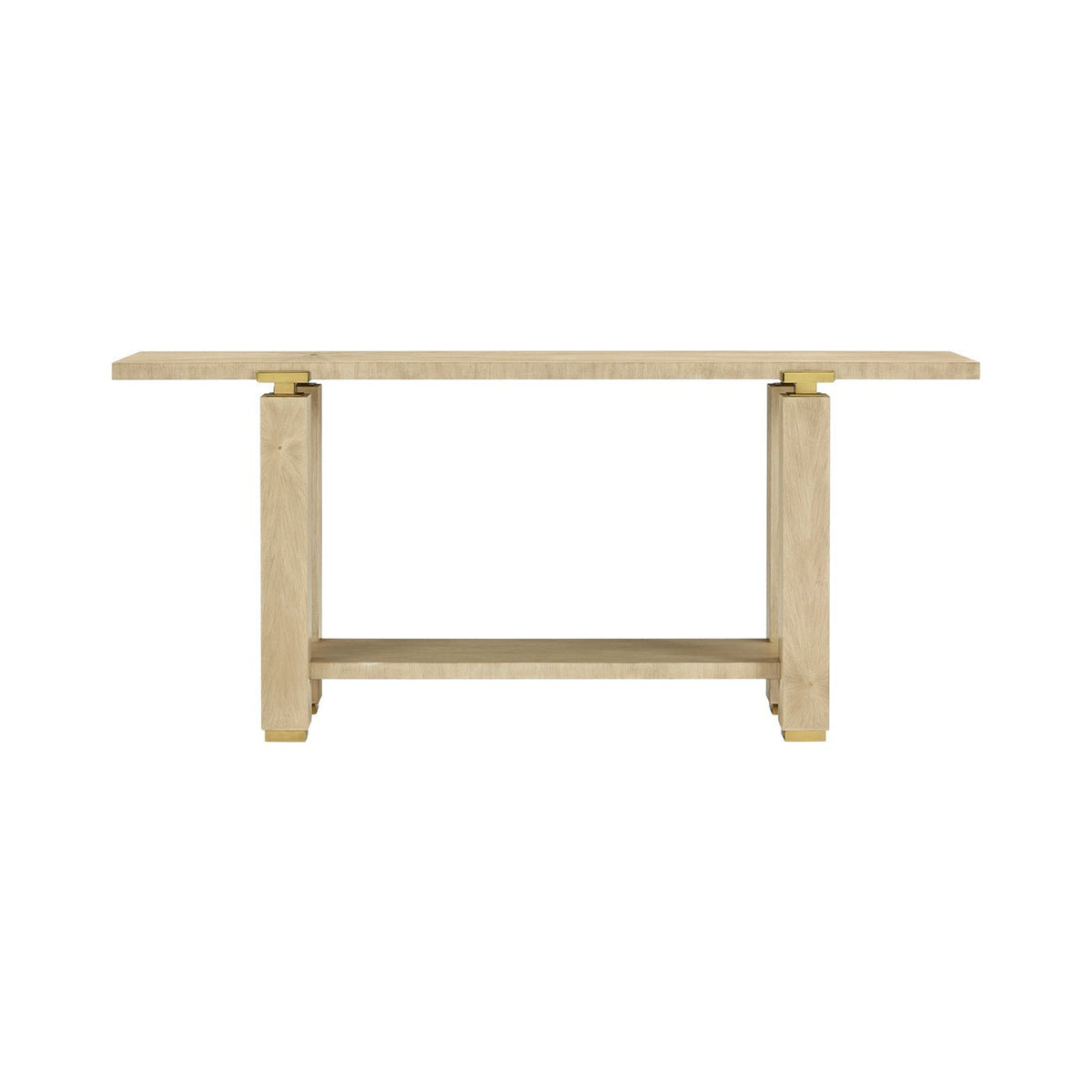 Hollywood Regency Minimalist Console – Light Finish - English Georgian America