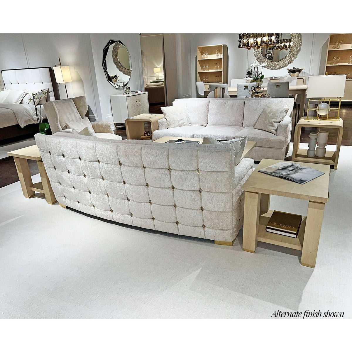 Hollywood Regency Minimalist End Table - English Georgian America