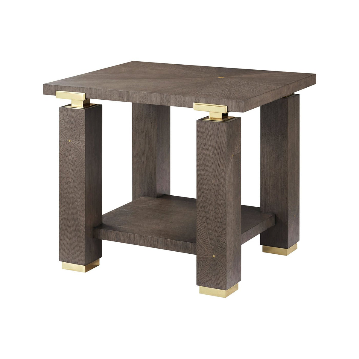 Hollywood Regency Minimalist End Table - English Georgian America