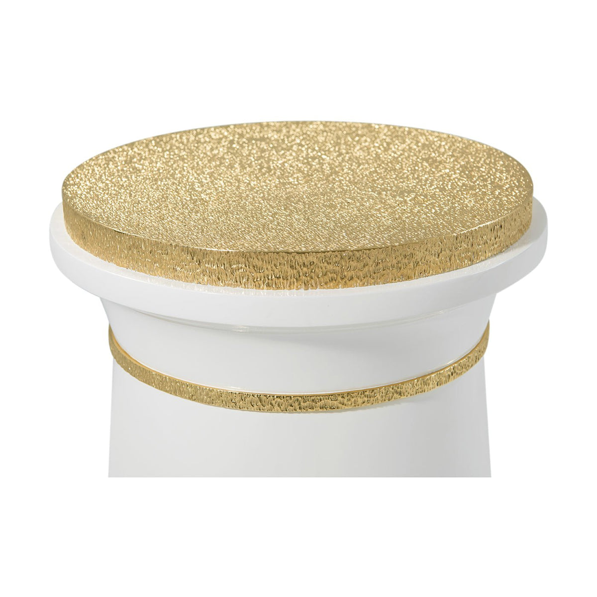 Hollywood Regency Round Accent Table - English Georgian America