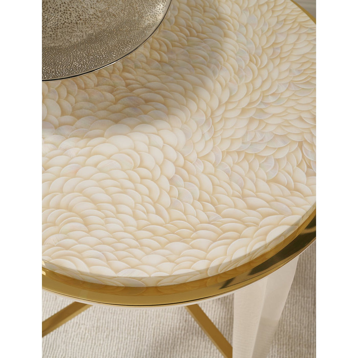 Hollywood Regency Round Side Table - English Georgian America