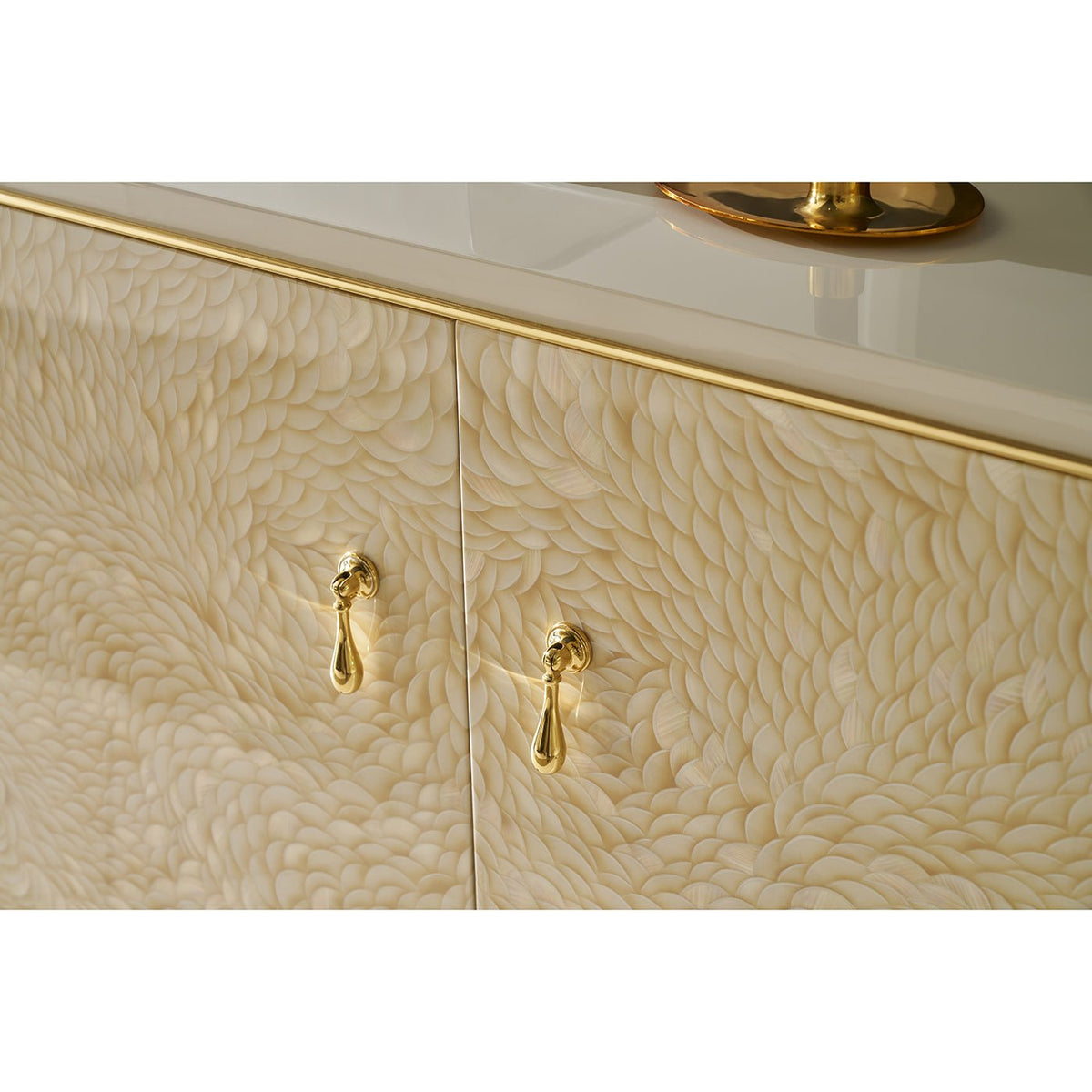 Hollywood Regency Two Door Cabinet - English Georgian America