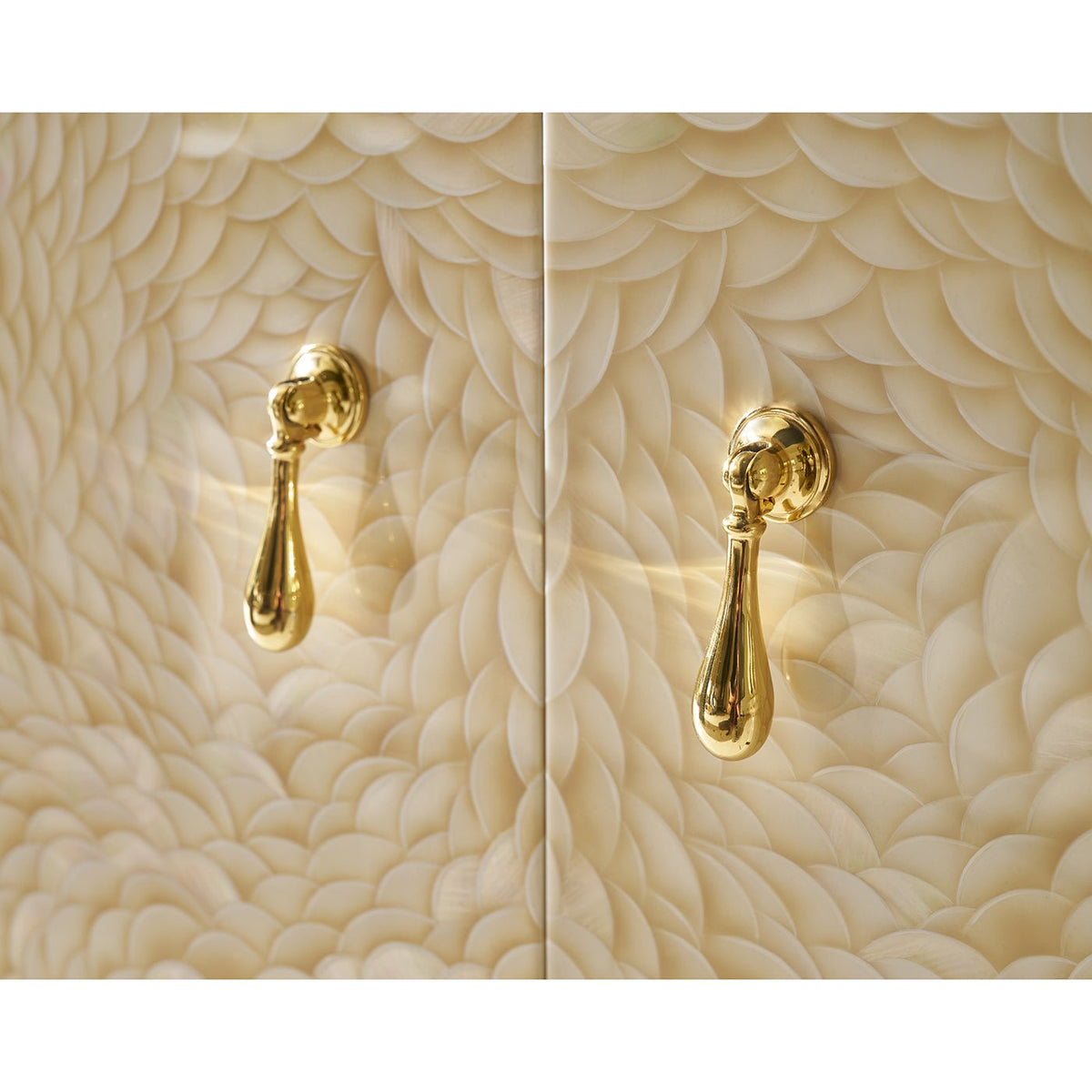 Hollywood Regency Two Door Cabinet - English Georgian America