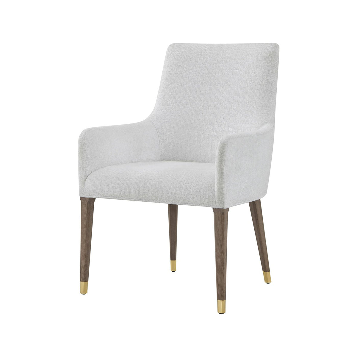 Hollywood Regency Upholstered Armchair - English Georgian America