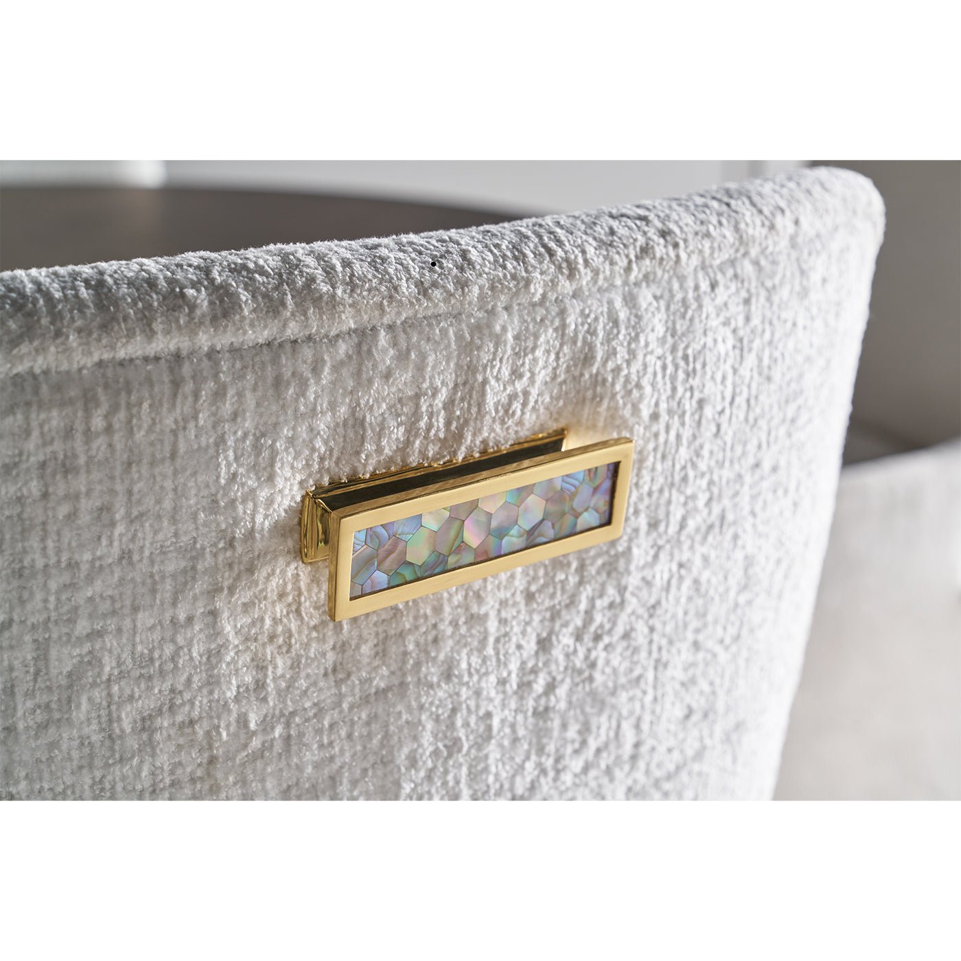 Hollywood Regency Upholstered Dining Chair - English Georgian America