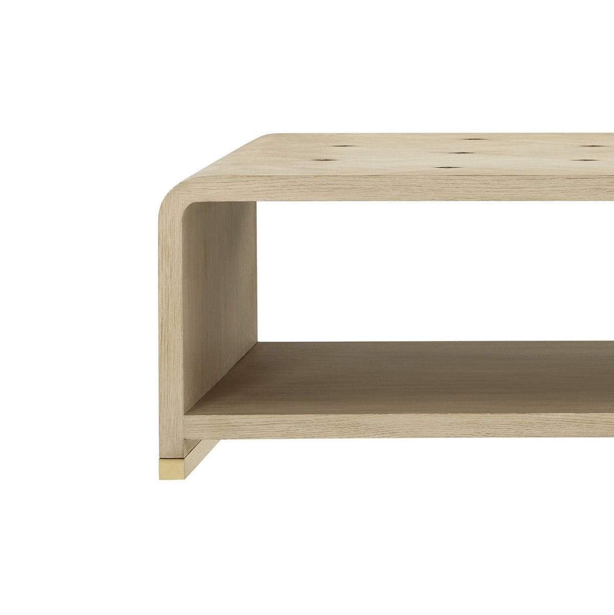 Hollywood Regency Waterfall Coffee Table - English Georgian America