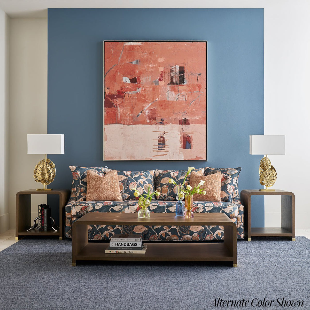 Hollywood Regency Waterfall Side Table - English Georgian America