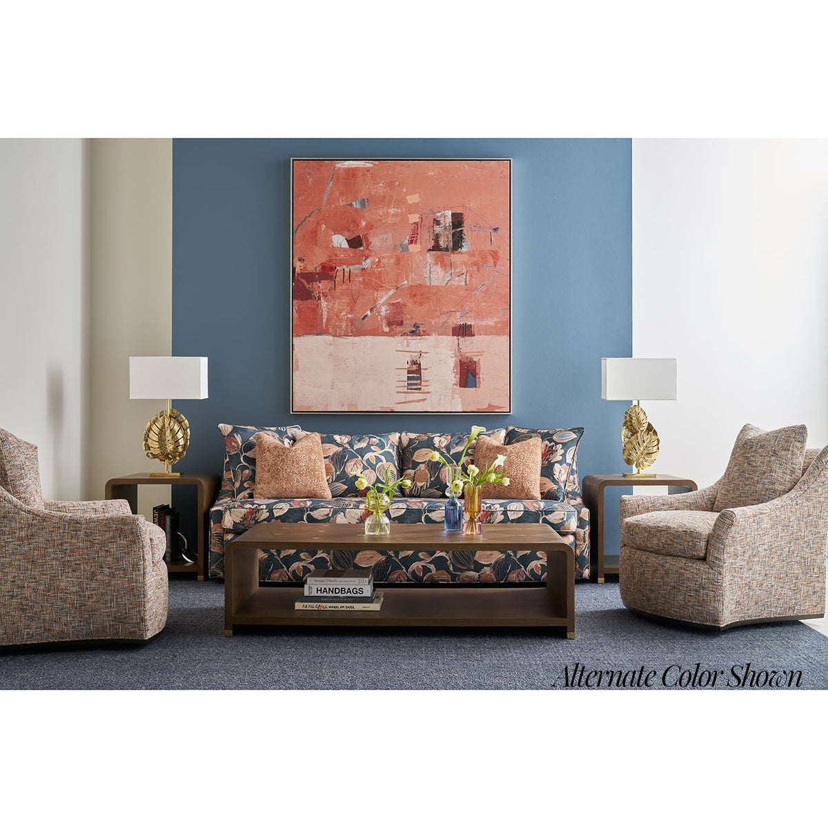 Hollywood Regency Waterfall Side Table - English Georgian America