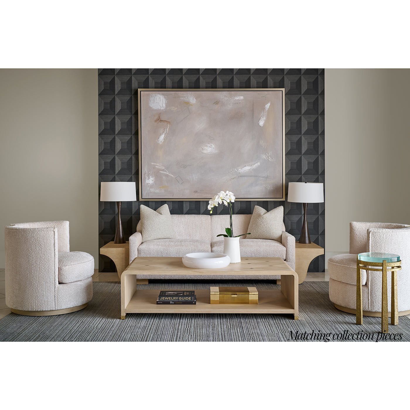 Hollywood Regency Waterfall Side Table - English Georgian America