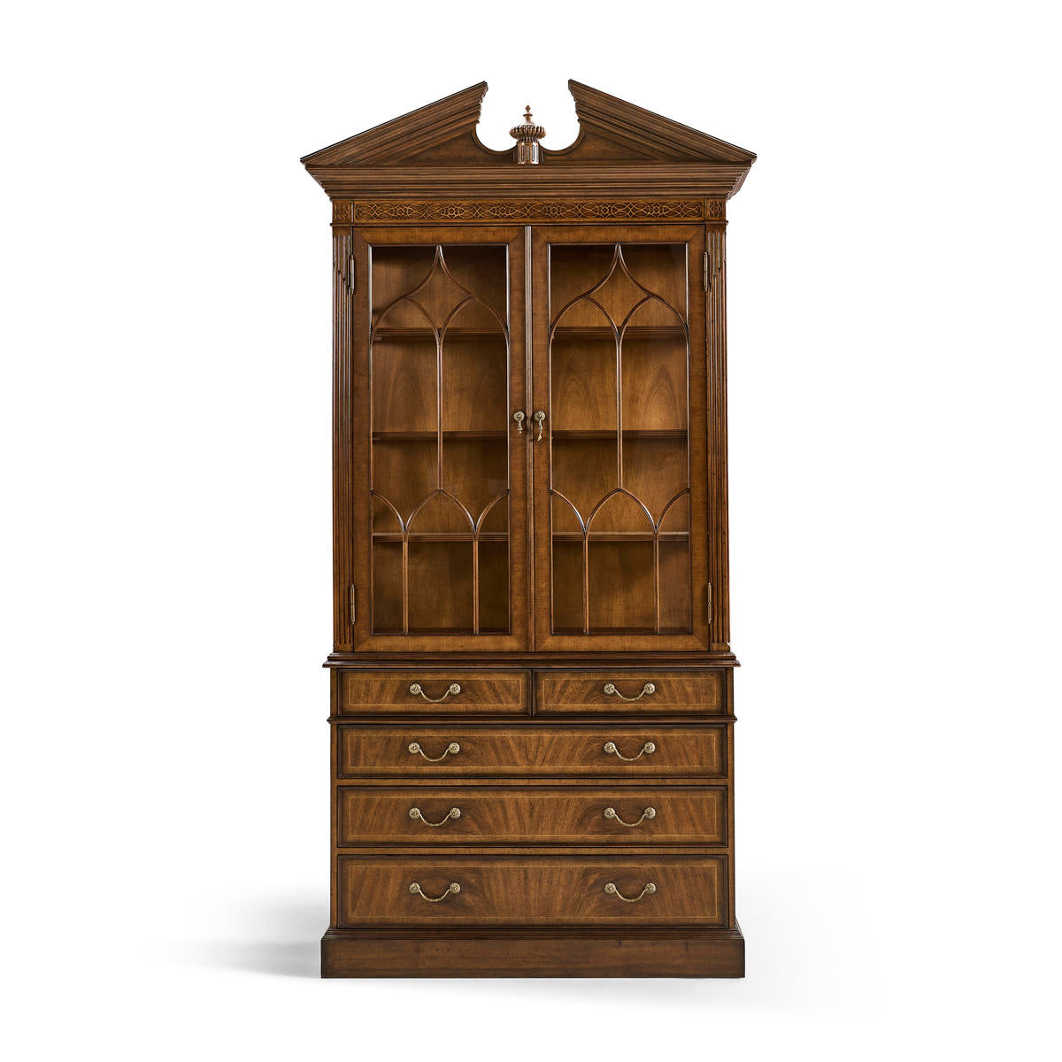 George II Walnut Bookcase