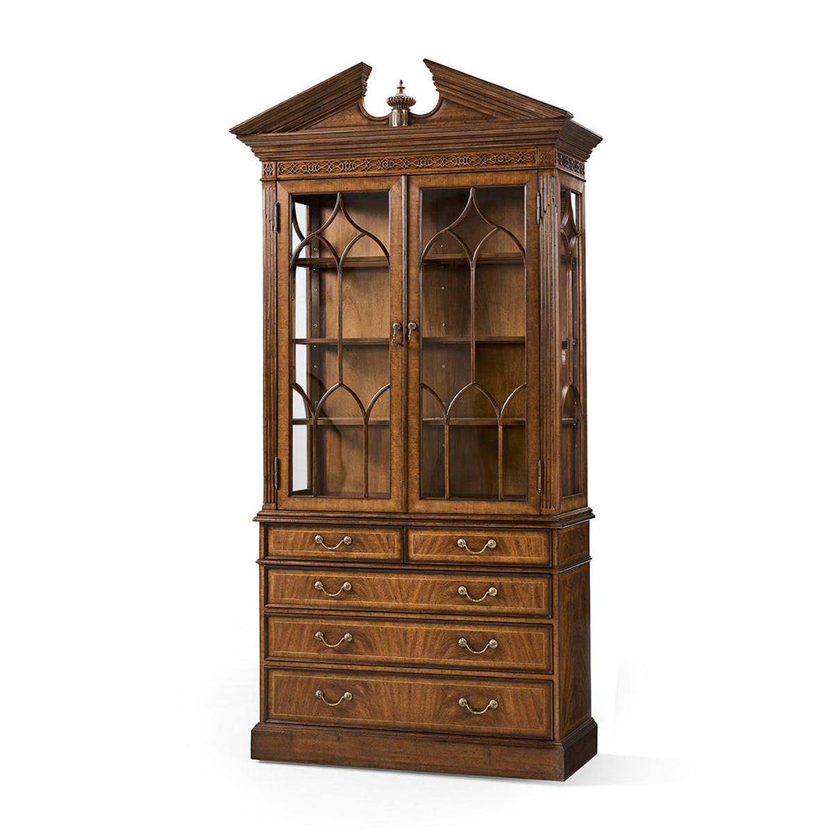 George II Walnut Bookcase