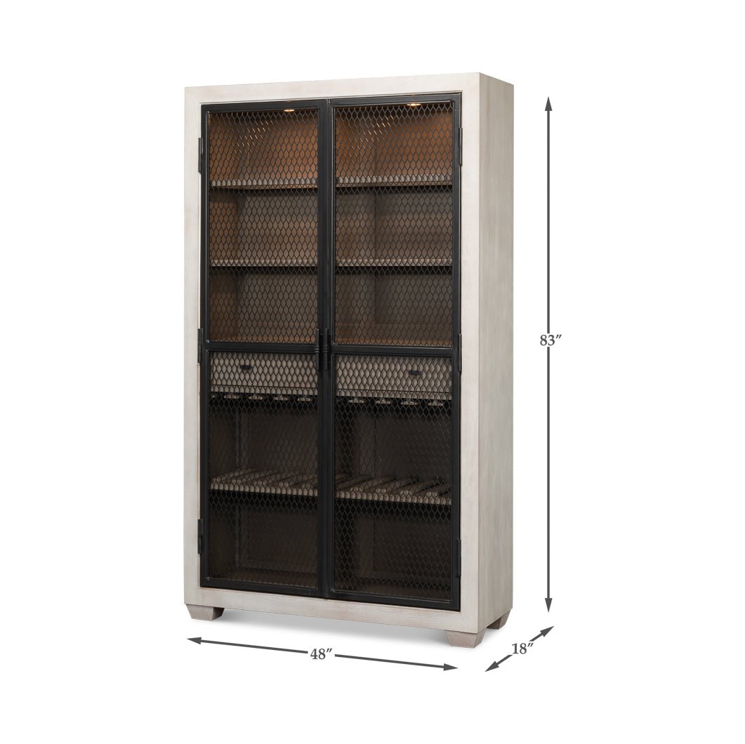 Industrial Bar Cabinet - English Georgian America