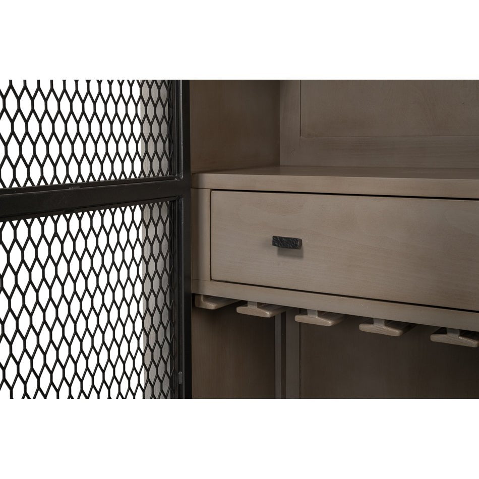 Industrial Bar Cabinet - English Georgian America