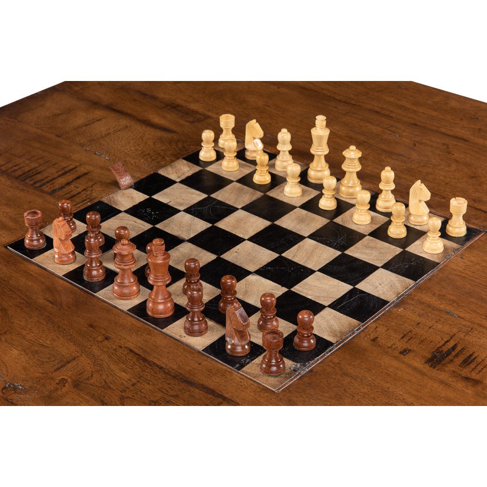 Industrial Coffee Table Game Table - English Georgian America