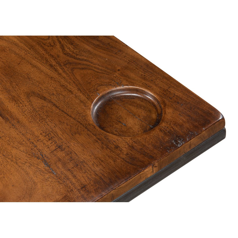 Industrial Coffee Table Game Table - English Georgian America